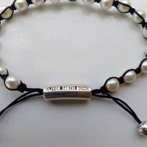 Oliver Smith Petite Pearl Boho Bracelet - Picture 2 of 2